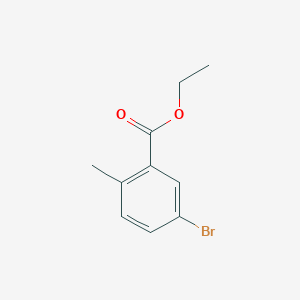 Ethyl 5-bromo-2-methylbenzoate chemical structure (CAS 359629-91-7)