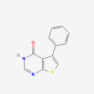 5-Phenylthieno[2,3-d]pyrimidin-4(3H)-one chemical structure (CAS 35978-39-3)