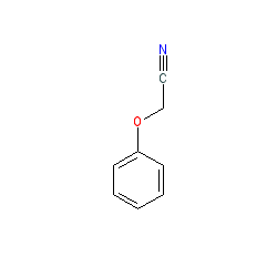 Phenoxyacetonitrile chemical structure (CAS 3598-14-9)
