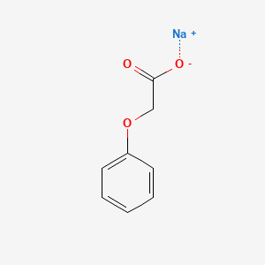 Sodium 2-phenoxyacetate chemical structure (CAS 3598-16-1)