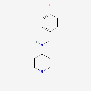 4-(4-Fluorobenzylamino)-1-methylpiperidine chemical structure (CAS 359878-47-0)