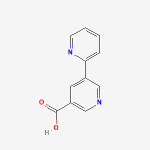 [2,3'-Bipyridine]-5'-carboxylic acid chemical structure (CAS 35989-05-0)