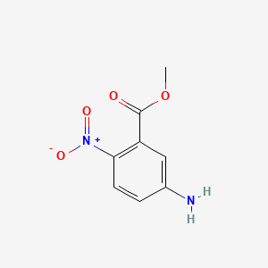 Methyl 5-amino-2-nitrobenzoate chemical structure (CAS 35998-96-0)