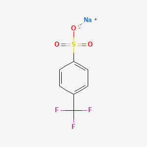 Sodium 4-(trifluoromethyl)benzenesulfonate chemical structure (CAS 360-27-0)