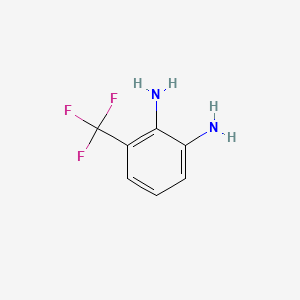 3-(Trifluoromethyl)benzene-1,2-diamine chemical structure (CAS 360-60-1)