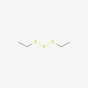 3,4,5-Trithiaheptane chemical structure (CAS 3600-24-6)