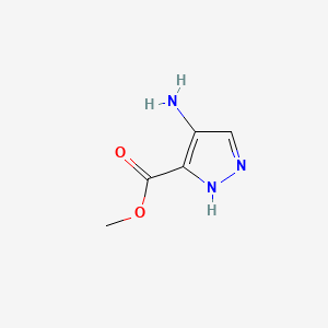 Methyl 4-amino-1H-pyrazole-3-carboxylate chemical structure (CAS 360056-45-7)