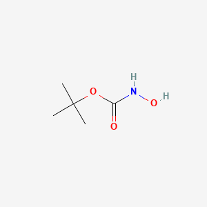 N-tert-Butoxycarbonylhydroxylamine chemical structure (CAS 36016-38-3)