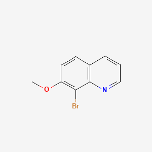 8-Bromo-7-methoxyquinoline chemical structure (CAS 36023-06-0)