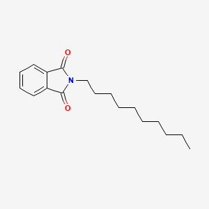 2-Decylisoindoline-1,3-dione chemical structure (CAS 36043-57-9)