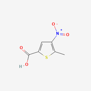 2-Methyl-3-nitrothiophene-5-carboxylic Acid chemical structure (CAS 36050-35-8)