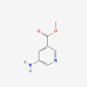 Methyl 5-aminonicotinate chemical structure (CAS 36052-25-2)