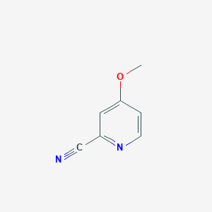 4-methoxypicolinonitrile chemical structure (CAS 36057-44-0)