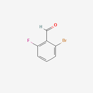 2-Bromo-6-fluorobenzaldehyde chemical structure (CAS 360575-28-6)