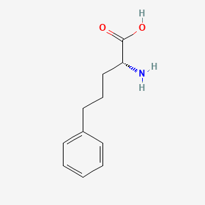 (R)-2-Amino-5-phenylpentanoic acid chemical structure (CAS 36061-08-2)