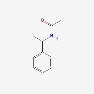 N-(1-Phenylethyl)acetamide chemical structure (CAS 36065-27-7)