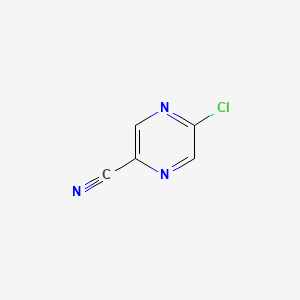 5-Chloropyrazine-2-carbonitrile chemical structure (CAS 36070-75-4)