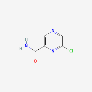 6-Chloropyrazine-2-carboxamide chemical structure (CAS 36070-79-8)