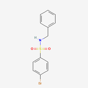 N-Benzyl-4-bromobenzenesulfonamide chemical structure (CAS 3609-87-8)