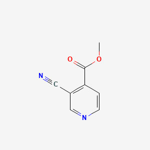 Methyl 3-cyanoisonicotinate chemical structure (CAS 36106-47-5)