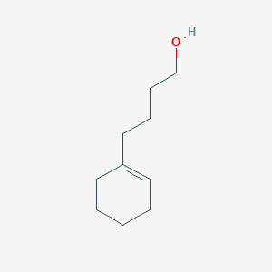 4-Cyclohex-1-enylbutan-1-ol chemical structure (CAS 36144-12-4)