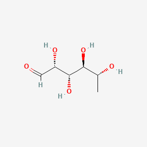 (2R,3S,4S,5R)-2,3,4,5-Tetrahydroxyhexanal chemical structure (CAS 3615-37-0)