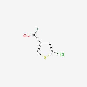 5-Chlorothiophene-3-carbaldehyde chemical structure (CAS 36155-85-8)