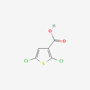 2,5-Dichlorothiophene-3-carboxylic acid chemical structure (CAS 36157-41-2)