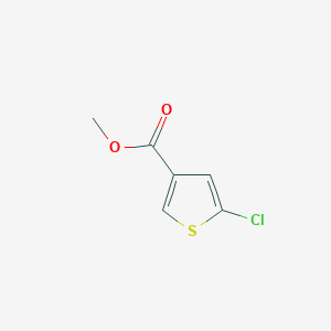Methyl 5-chlorothiophene-3-carboxylate chemical structure (CAS 36157-43-4)