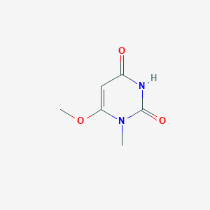 6-Methoxy-1-methylpyrimidine-2,4(1H,3H)-dione chemical structure (CAS 36161-39-4)