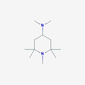 N,N,1,2,2,6,6-Heptamethylpiperidin-4-amine chemical structure (CAS 36177-86-3)