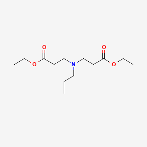 Diethyl 3,3'-(propylazanediyl)dipropionate chemical structure (CAS 3619-65-6)