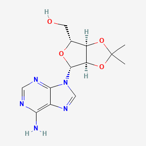2',3'-o-Isopropylideneadenosine chemical structure (CAS 362-75-4)