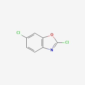 2,6-Dichlorobenzoxazole chemical structure (CAS 3621-82-7)