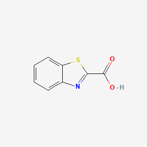 Benzothiazole-2-carboxylic acid chemical structure (CAS 3622-04-6)
