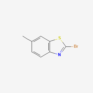 2-Bromo-6-methylbenzo[d]thiazole chemical structure (CAS 3622-19-3)