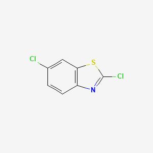 2,6-Dichloro-1,3-benzothiazole chemical structure (CAS 3622-23-9)