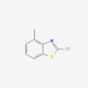 2-Chloro-4-methylbenzothiazole chemical structure (CAS 3622-32-0)
