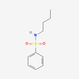 N-Butylbenzenesulfonamide chemical structure (CAS 3622-84-2)