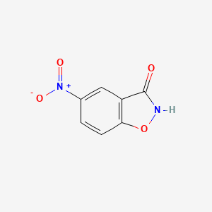5-Nitrobenzo[d]isoxazol-3-ol chemical structure (CAS 36238-80-9)