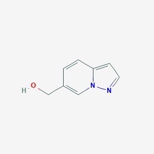 Pyrazolo[1,5-a]pyridin-6-ylmethanol chemical structure (CAS 362661-88-9)