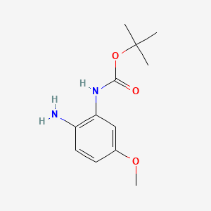 N1-Boc-5-methoxy-1,2-benzenediamine chemical structure (CAS 362670-09-5)