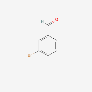 3-Bromo-4-methylbenzaldehyde chemical structure (CAS 36276-24-1)