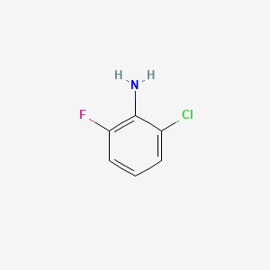 2-Chloro-6-fluoroaniline chemical structure (CAS 363-51-9)