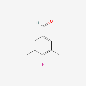 4-Fluoro-3,5-dimethylbenzaldehyde chemical structure (CAS 363134-35-4)
