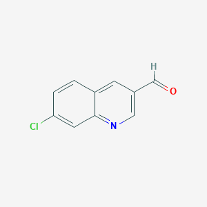 7-Chloroquinoline-3-carbaldehyde chemical structure (CAS 363135-55-1)