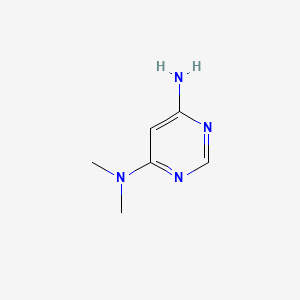 N4,N4-Dimethylpyrimidine-4,6-diamine chemical structure (CAS 36314-80-4)
