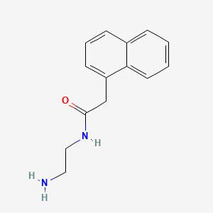 N-(2-Aminoethyl)-2-(naphthalen-1-yl)acetamide chemical structure (CAS 36321-43-4)
