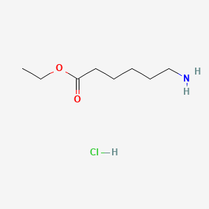 Ethyl 6-aminohexanoate hydrochloride chemical structure (CAS 3633-17-8)