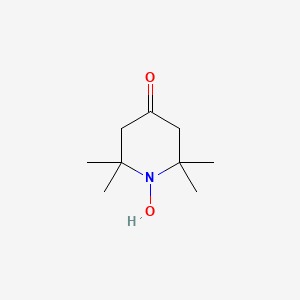 1-Hydroxy-2,2,6,6-tetramethylpiperidin-4-one chemical structure (CAS 3637-11-4)